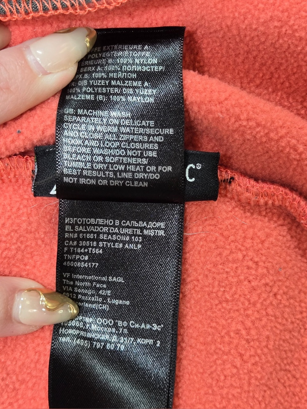 THE NORTH FACE Hooded Denali Fleece Jacket Pink Women’s Small 1218 - Picture 9 of 14